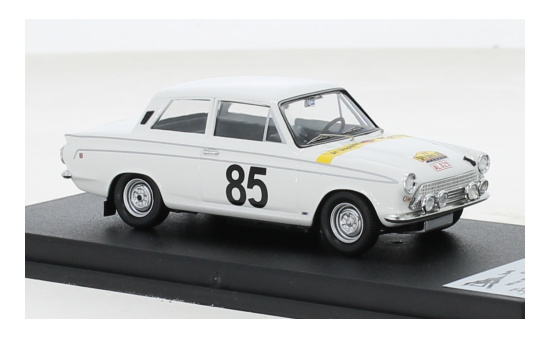 Trofeu RRBE46 Ford Cortina GT, weiss, No.85, Rally Lüttich-Rom-Lüttich, G.Staepelaere/E.Meeuwissen, 1964 1:43