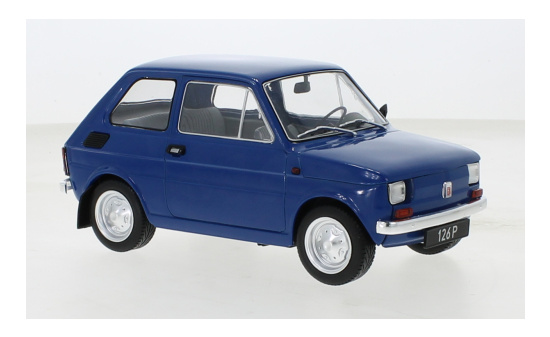 MCG 18324 Fiat Polski 126p, dunkelblau, 1972 1:18
