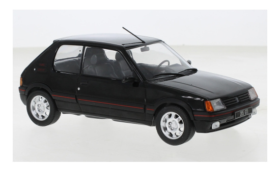 WhiteBox 124161 Peugeot 205 GTI, schwarz, 1988 1:24