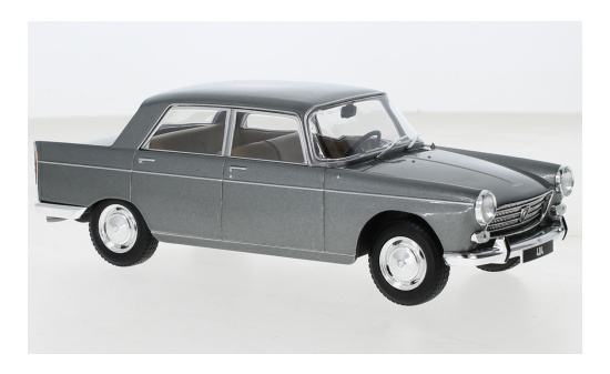 WhiteBox 124160 Peugeot 404, metallic-grau, 1960 1:24
