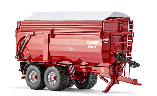 Wiking 077339 Krampe Big Body 650 Muldenkipper mit Silageaufsatz u. Schrägdachplane 1:32