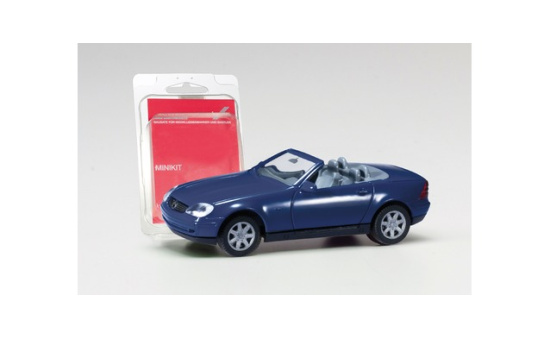 Herpa 012188-007 Minikit Mercedes-Benz SLK Roadster, saphierblau 1:87