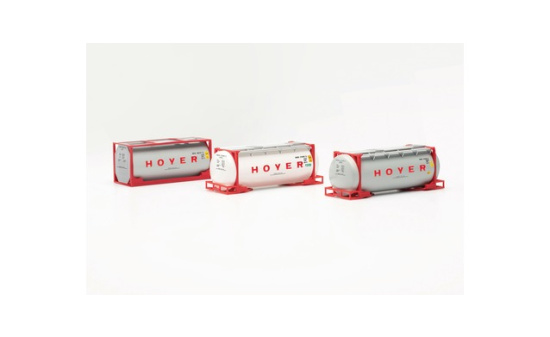 Herpa 076500-006 Set mit drei Tankcontainern 