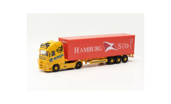 Herpa 316347 Volvo FH Gl. XL 2020 Container-Sattelzug 