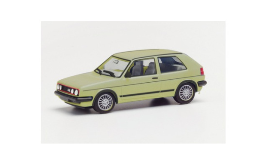 Herpa 430838-003 VW Golf II Gti, racinggrün metallic 1:87