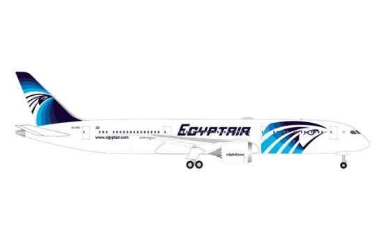 Herpa 536844 Egyptair Boeing 787-9 Dreamliner SU-GEU 1:500