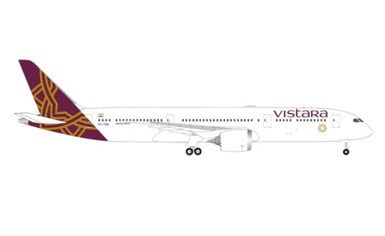 Herpa 536868 Vistara Boeing 787-9 Dreamliner VT-TSD 1:500