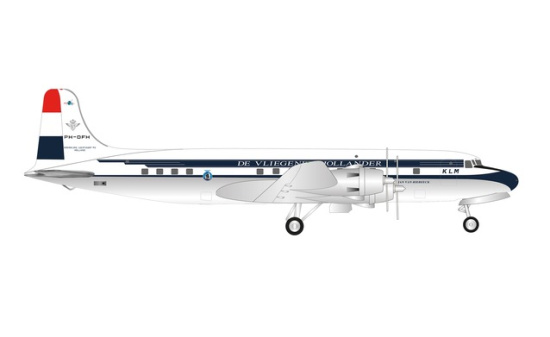 Herpa 536998 KLM Douglas DC-6B PH-DFH Jan van Riebeek - Vorbestellung 1:500