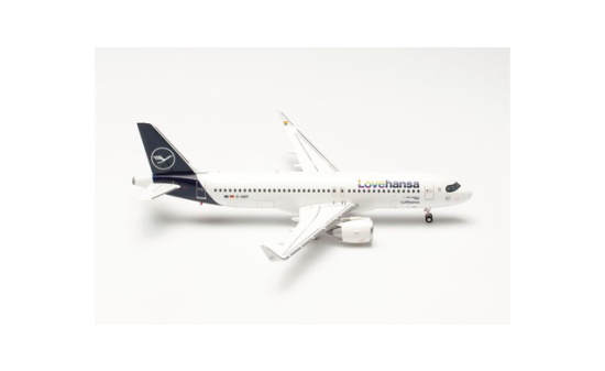 Herpa 572743 Lufthansa Airbus A320neo Lovehansa D-AINY Lingen - Vorbestellung 1:200