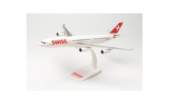 Herpa 610117-002 Swiss International Air Lines Airbus A340-300 HB-JMI Schaffhausen 1:200