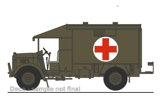 Oxford 76K2002 Austin K2 Ambulance, 51st Highland Division 1:76