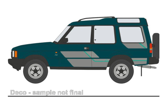 Oxford 43DS1003 Land Rover Discovery 1, metallic-dunkelgrün, RHD 1:43