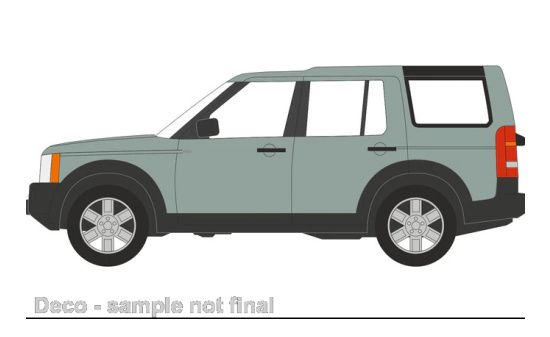 Oxford 76LRD009 Land Rover Discovery 3, metallic-hellgrün - Vorbestellung 1:76