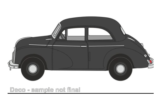 Oxford OXF76MMS007 Morris Minor MM - schwarz 1:76