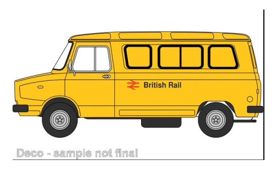 Oxford 76SHP012 Sherpa Van,  British Rail - Vorbestellung 1:76