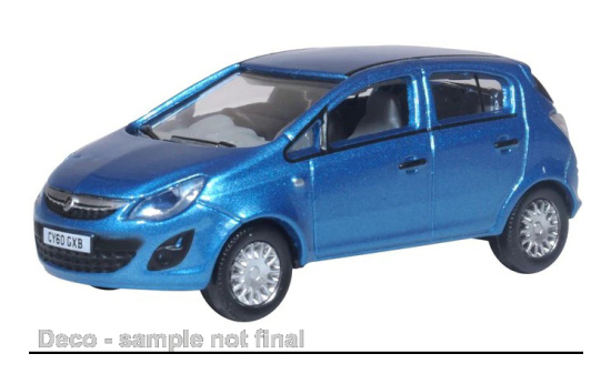 Oxford OXF76VC005 Vauxhall Corsa - blau (Metallic) 1:76