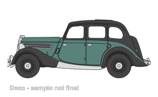 Oxford OXF76WO006 Wolseley 18/85 - dunkelgrün , schwarz 1:76