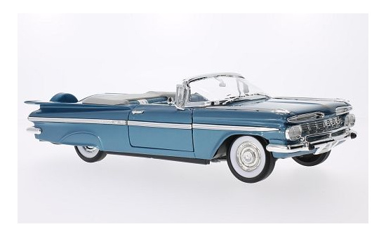 Lucky Die Cast 92118BLAU Chevrolet Impala, metallic-blau, 1959 1:18
