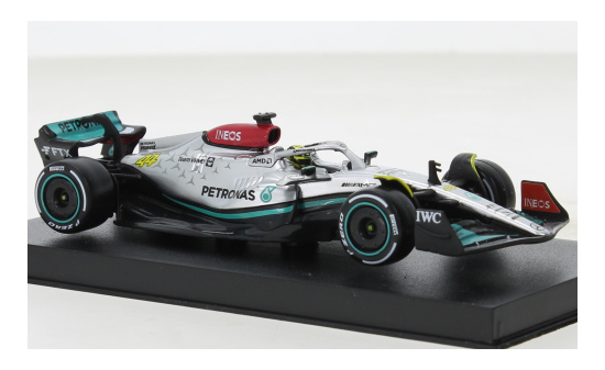Bburago 18-38066H Mercedes AMG W13E Performance, No.44, Mercedes, Formel 1, L.Hamilton, 2022 1:43