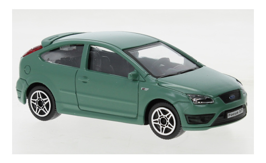 Bburago 18-30159GREEN Ford Focus MKII ST, metallic-grün 1:43