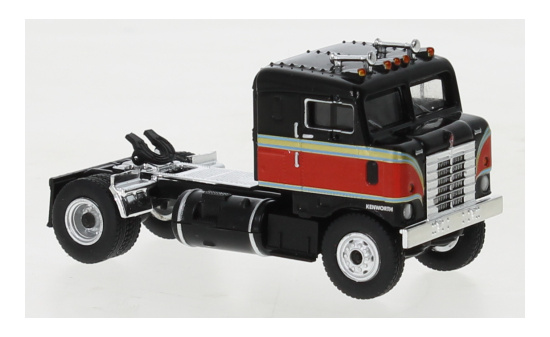 Brekina BRE85950 Kenworth Bullnose - schwarz , rot - Vorbestellung 1:87