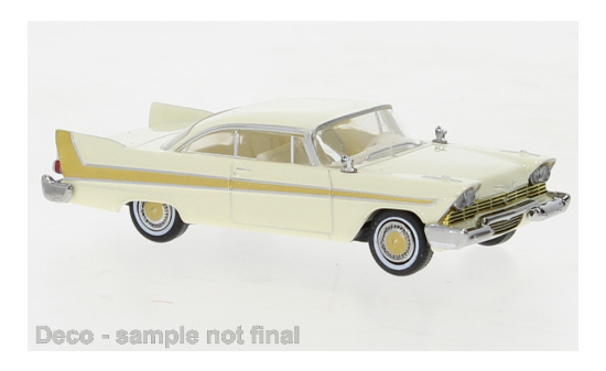 Brekina 19677 Plymouth Fury, beige, 1958 1:87