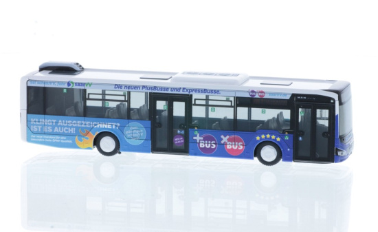 Rietze 75374 MAN Lion´s City 12´18 SaarVV - PlusBus, 1:87 1:87