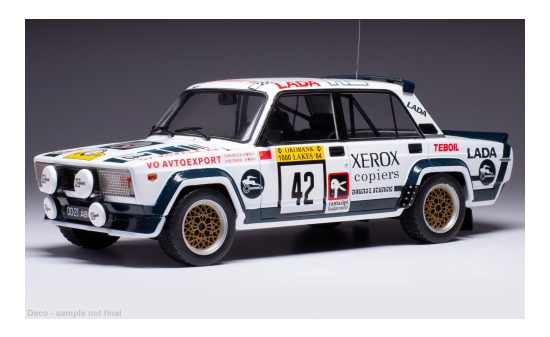 IXO 18RMC14622 Lada 2105 VFTS, No.42, Rallye WM, 1000 Lakes Rally, S.Brundza/V.Neyman, 1984 1:18