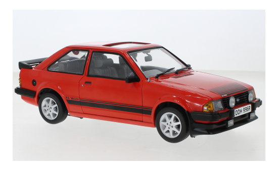 Sun Star 4996R Ford Escort MKIII RS 1600i, rot, 1984 1:18