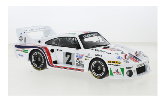 MCG 18803R Porsche 935 J, No.2, Liqui Moly, IMSA, 24h Daytona, V.Merl/R.Joest/R.Stommelen, 1980 1:18