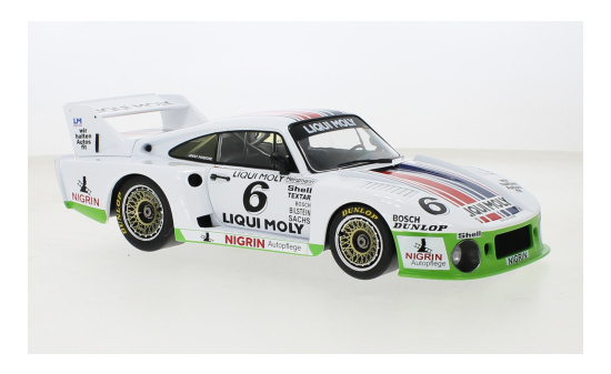 MCG 18804R Porsche 935 J, No.6, Liqui Moly, DRM, Spa-Francorchamps, R.Stommelen, 1980 1:18