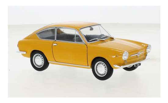 WhiteBox 124168-O Fiat 850 Coupe, dunkelgelb, 1965 1:24