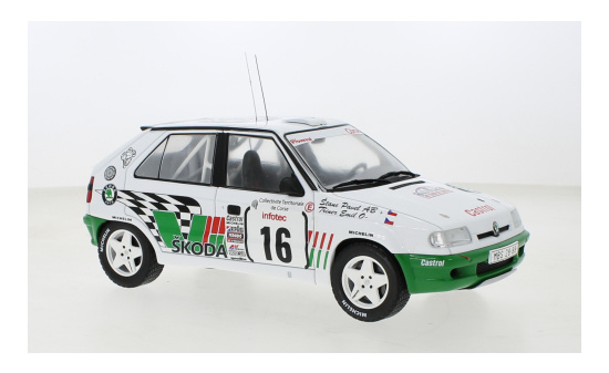 IXO 18RMC149A22 Skoda Felicia Kit Car, No.16, Rallye WM, Tour de Corse, E.Triner/P.Stanc, 1995 1:18