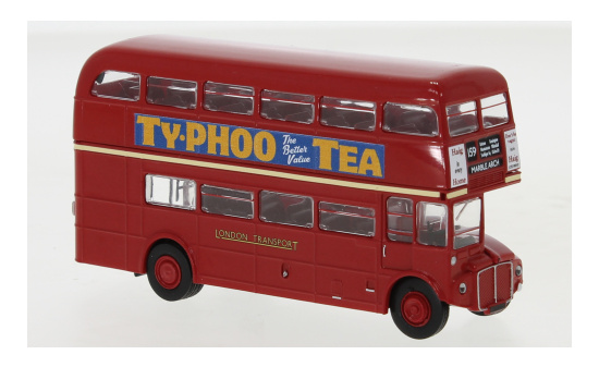 Brekina 61112MCW AEC Routemaster, London Transport - Ty-Phoo Tea, 1965 1:87