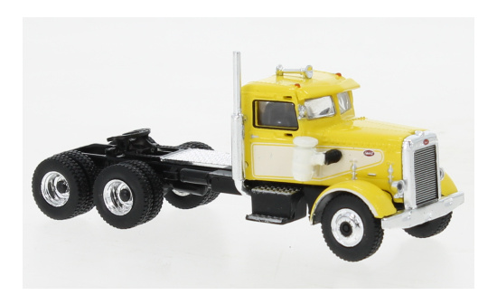 Brekina BRE85753MCW Peterbilt 281 - hellgelb , weiss 1:87