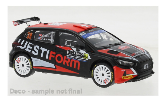 IXO RAM89122 Hyundai i20 N Rally2, No.38, WRC2, Rally Monte Carlo , O.Burri/A.Levratti, 2023 1:43