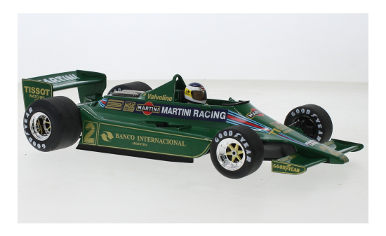 MCG 18621F Lotus Ford 79, No.2, John Player Team Lotus, Martini, Formel 1, GP Argentinien, C.Reutemann, 1979 1:18