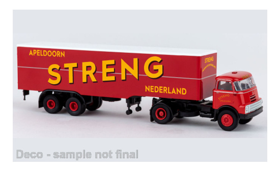 Brekina 85231 DAF DO 2000 Koffer-SZ, Streng, 1957 1:87