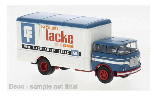 Brekina 71855 LIAZ 706 Koffer, VEB Lackfabrik Zeitz, 1970 1:87