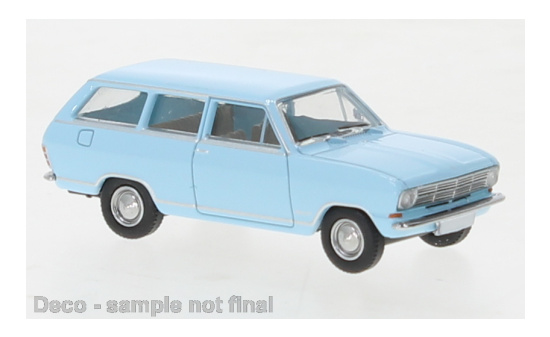 Brekina 20430 Opel Kadett B Caravan, hellblau, 1965 1:87