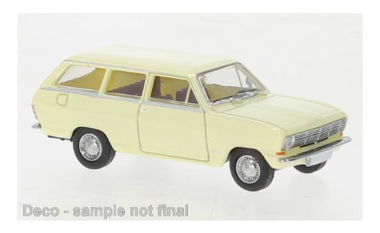 Brekina 20431 Opel Kadett B Caravan, hellgelb, 1965 1:87