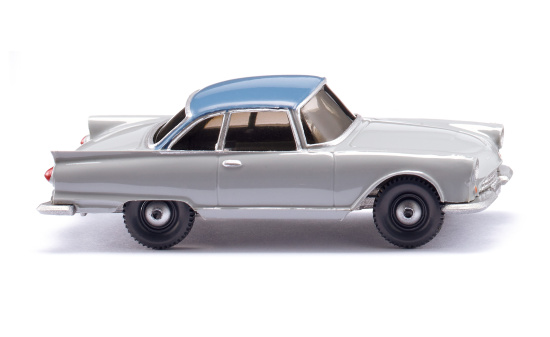 Wiking 012802 DKW 1000 Spezial Sportcoupé - fenstergrau/brillantblau 1:87