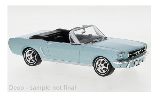 IXO CLC506N22 Ford Mustang Convertible, metallic-hellblau, 1965 1:43