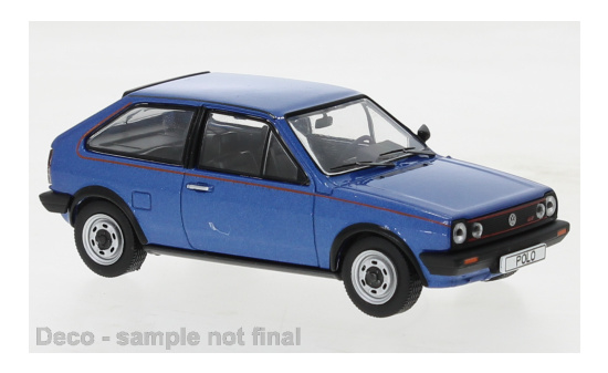 IXO CLC505N22 VW Polo Coupe GT, metallic-blau, 1985 1:43