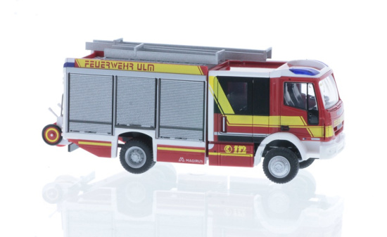 Rietze 68153 Magirus HLF Team Cab FW Ulm, 1:87 1:87