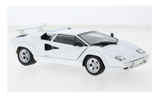 Welly WEL24112WHITE Lamborghini Countach LP 5000 S - weiss - Vorbestellung 1:24