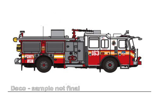 PCX87 PCX870683 KME Severe Service, FDNY - Staten Island, Engine 163 (Westerleigh), 2015 1:87