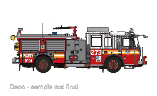 PCX87 PCX870680 Seagrave Marauder II, FDNY - Queens, Engine 273 (Flushing), 2012 - Vorbestellung 1:87