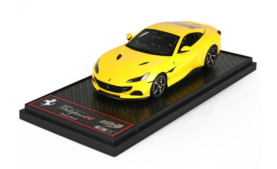 BBR BBRC250G Ferrari Portofino M Spider closed roof - Giallo Modena 1:43