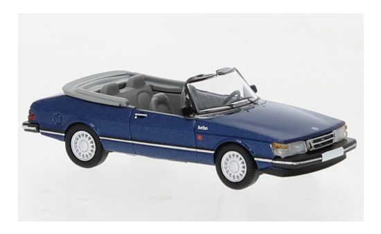 PCX87 PCX870670 Saab 900 Cabriolet, metallic-dunkelblau, 1986 1:87